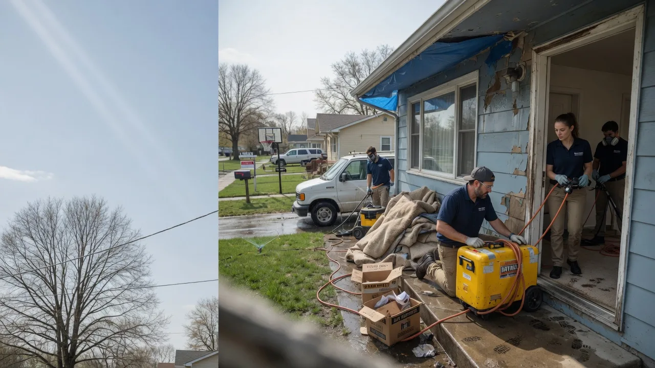 Basement Flood Cleanup in Fredericktown, OH near me